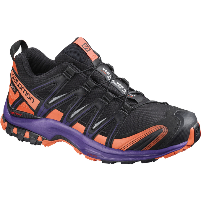 Salomon XA PRO 3D GTX® LTD W Zapatillas Trail Running Mujer - Negras / Naranjas - Colombia (45062-PE